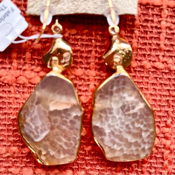 Anthropologie Southwestern Agate Fishhook Earrings NWT - Picture 9 of 10